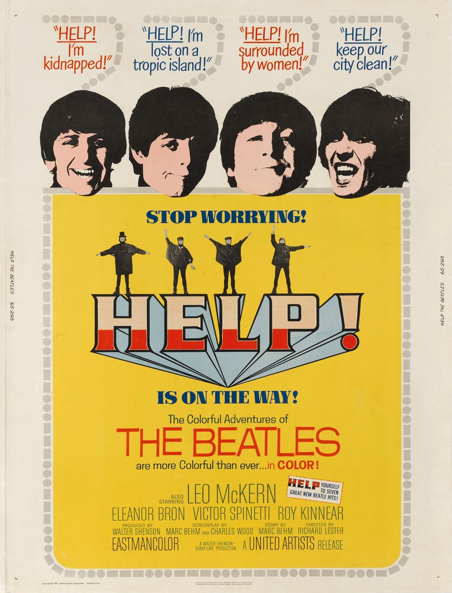 PopCltrBasement's tweet photo. This Tuesday!!! HELP! is on the way! Henry J. Bernstein ventures down into the Pop Culture Basement to talk the Beatles second film HELP! Join us for a magical mystery tour of an episode! 
#beatles #thebeatles
https://t.co/opxcrnEoPH https://t.co/Ea9kIysvRw