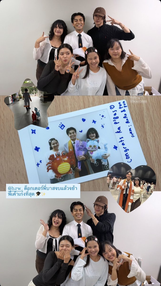 mabelkid's tweet photo. The two pics from P’Bas (IG Story https://t.co/k8TnjRTDVd_), and the first one from me playing detective of a sneaky cat giving the graduation boy cat ear 🕵️‍♂️🐱 #besevboom https://t.co/DFlSR7bQEk