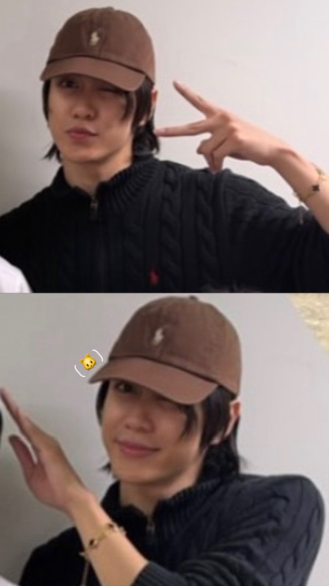 mabelkid's tweet photo. The two pics from P’Bas (IG Story https://t.co/k8TnjRTDVd_), and the first one from me playing detective of a sneaky cat giving the graduation boy cat ear 🕵️‍♂️🐱 #besevboom https://t.co/DFlSR7bQEk
