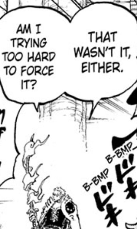 Poshestman's tweet photo. Zoro should be taking notes of everything Mihawk told him Baratie, because his hawk eyes have yet to miss.

He saw everything wrong and gave Zoro a perfect point of reference. 

#ONEPIECE1195 #ONEPIECE https://t.co/GD9ZWPYABB