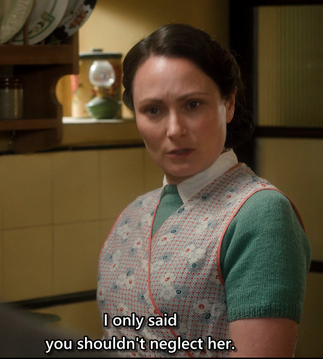 notatelescope's tweet photo. my 'favorite' part of the episode was actually audrey turning around to siegfried all defensive like 
'i didn't say shit about fuck don't put this one me' lmao #acgas https://t.co/DBg88xX6KN