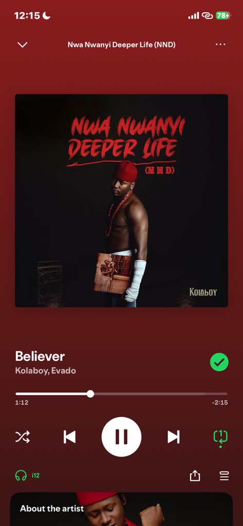 IyooFinest's tweet photo. If only you guys know what EVADO  did on this Kola album 
NWANYI DEEPERLIFE 
track NO: 2 BELIEVE 
una go need FW him fr 
🫴🥹 https://t.co/tFk8uv89NR
