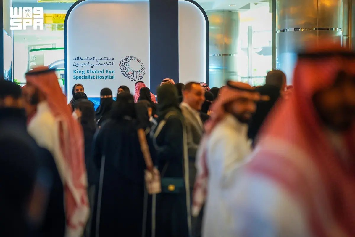 SPA_sci's tweet photo. انطلاق فعاليات المؤتمر الدولي لمستشفى الملك خالد التخصصي للعيون ومركز الأبحاث 2026.
https://t.co/3HBdyAyHGL
#واس https://t.co/tYcStSz0Qg