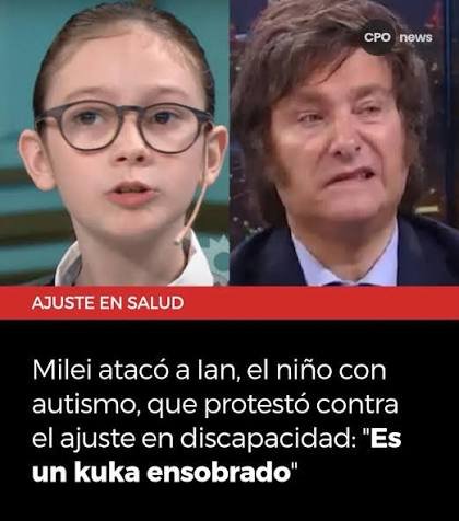 sweeter_gxs's tweet photo. Milei insulta a un nene de 12 años: nada, la nada misma

Grabois ubica a un g0rdo corrupto: lo quieren expulsar del congreso y le inventan una causa

MALTRATAR NENES✅️
UBICAR A UN POLÍTICO😤❌️

LA CASTA POLÍTICA EN ACCIÓN https://t.co/DaaM0WC2yO