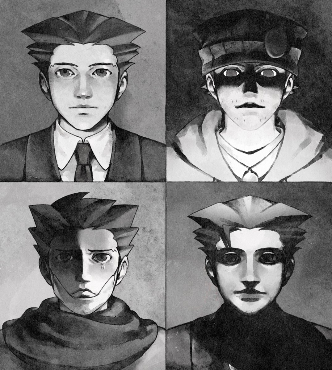 zuckie20's tweet photo. #aceattorney #phoenixwright 
life trajectory https://t.co/r5qbRI6VEW