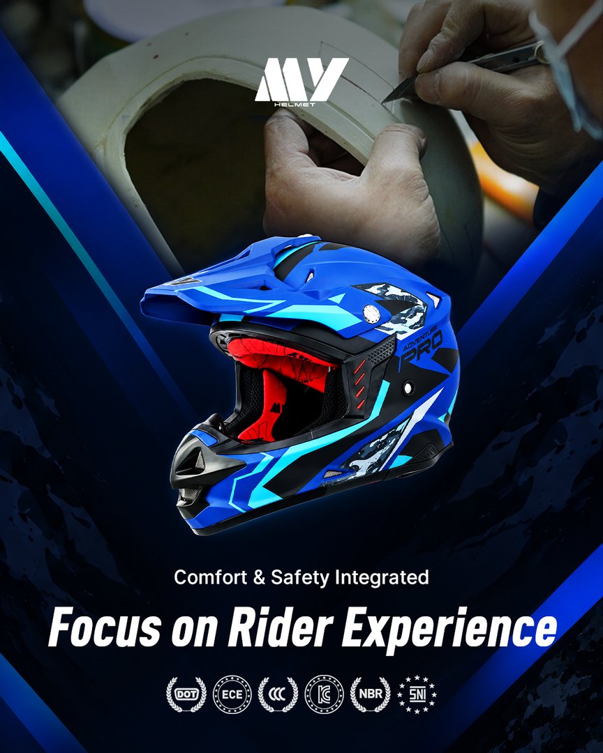 MY_Helmets's tweet photo. 🏍️ Riders Need Safety and Comfort!

🔥 MY HELMETS: Rider-focused helmets with: ✅ Strict quality control ✅ ECE 22.06 and DOT certification ✅ Improvements based on real riding feedback

🏁 Developed with racing teams for lighter weight, better safety, and improved aerodynamics. https://t.co/3Kh2O1jtJ5