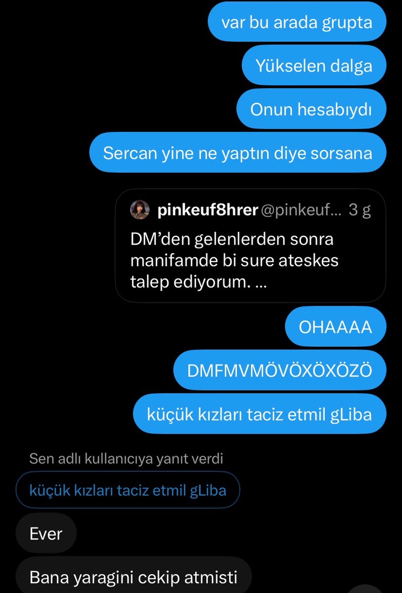 pinkeuf8hrer's tweet photo. @yukse1endalga @EmniyetGM gelen baska bi ss. Bu arada cocuklari korkuttugu sizi dava edicem iftira atiyosunuz savciliga verdim vs yazdigi twitleri silmis orospunun cocugu seni bulursam gebertecegim amk cucesi https://t.co/9nNpgTe3cp