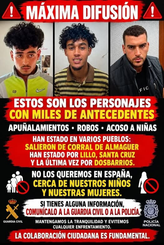 MaykaSpain48's tweet photo. MAXIMA DIFUSIÓN :
LA GUARDIA CIVIL PIDE, COLABORACIÓN CIUDADANA!!!! https://t.co/kDEM4KJ0Mb