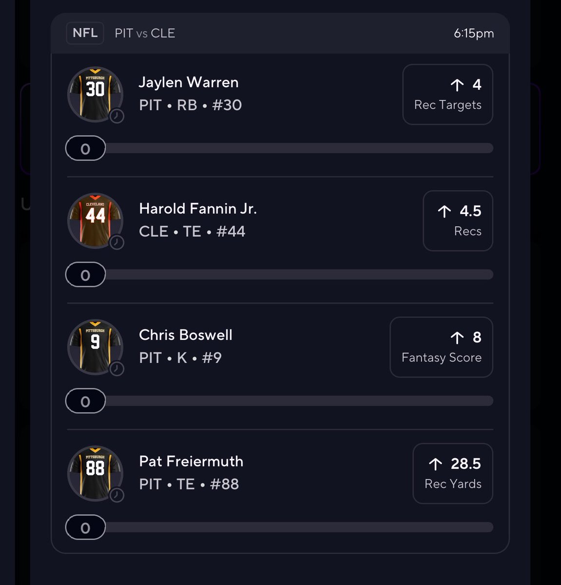 tjslips's tweet photo. How bad do y'all wanna make money tonight?!?!?

#NFL #TNF #PrizePicks #Parlay https://t.co/w7Nnya8mAc
