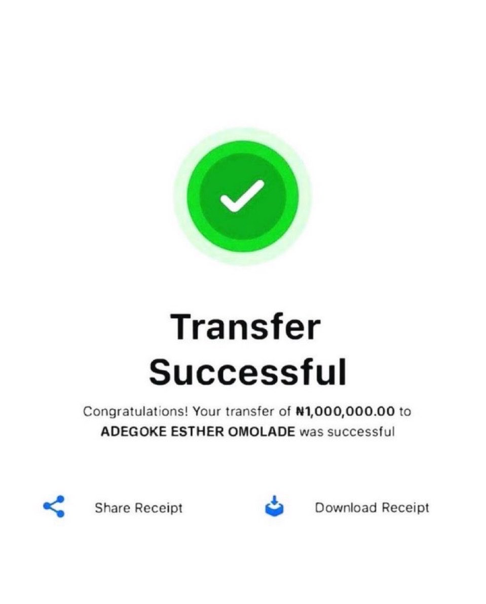 AgbaBoiz's tweet photo. I just sent you N1million Omolade !  

Pick any number from 1-7 if you're active

Retweet/Make sure you are following me https://t.co/kRwOXP9gej