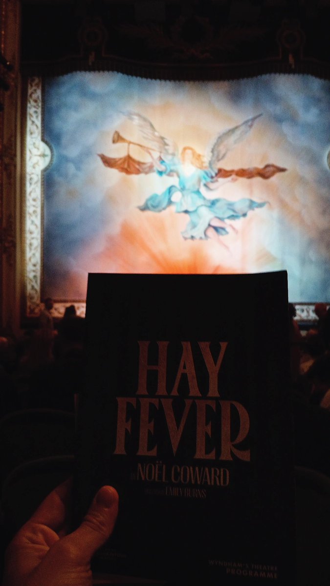 FirstNightMag's tweet photo. Tonight, we've returned to the Wyndham's Theatre for the press night of 'Hay Fever', starring Christine Baranski and Richard E. Grant. Stay tuned for our upcoming review! https://t.co/vFp1hhlFUP