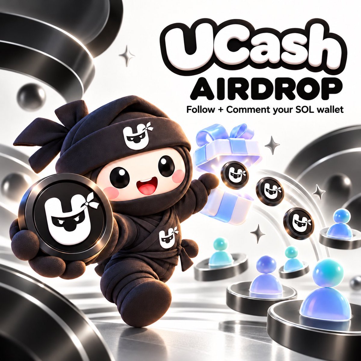 UcashProject's tweet photo. 🥷 $UCASH Airdrop Event

Follow me ( @UcashProject ) and drop your Solana wallet address in the comments to participate 👇 https://t.co/jqNEccvHbu