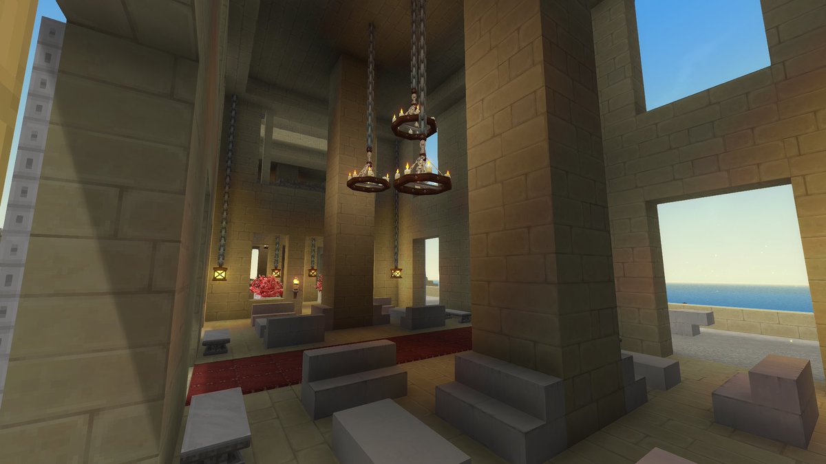 XGrifom's tweet photo. Todays progress on my coastal city #hytale build. I think now i will focus on a residential area so that I can start defining the architecture of the "starter" homes. https://t.co/q14IbaytPT