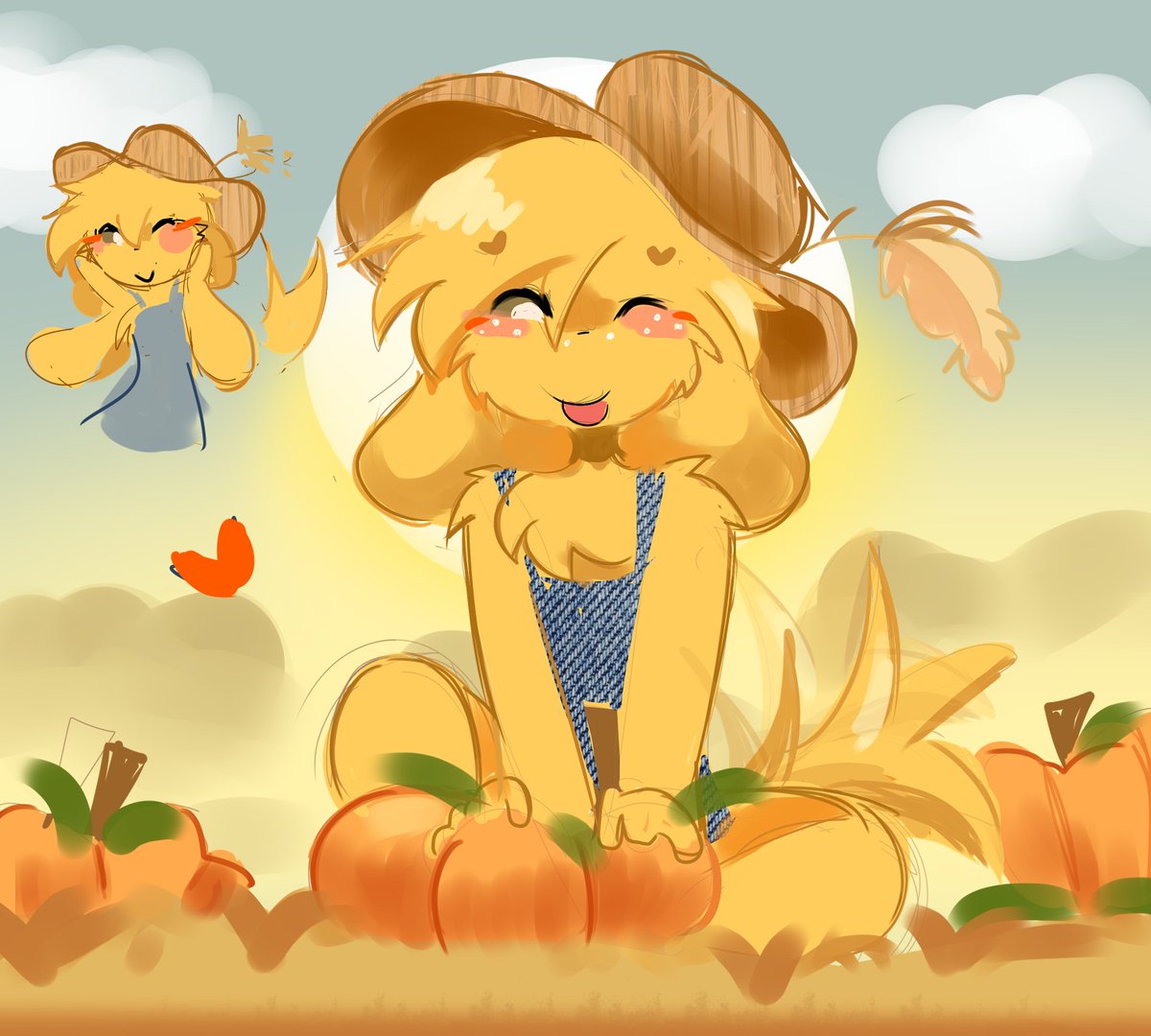 Scarlitts_'s tweet photo. Día 1: Cosecha🧡🎃

yo también quería participar 
#CoMPaS 🌾 #CoMPaSTober2026 ♡ https://t.co/lzBYNcUqlc