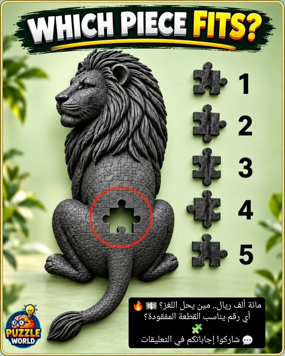 al_saud49's tweet photo. مائة ألف ريال.. مين يحل اللغز؟ 💰🔥
​أي رقم يناسب القطعة المفقودة؟! 🤔🧩
​💬 شاركوا إجاباتكم في التعليقات 👇💖 https://t.co/s1YrQx1HTV