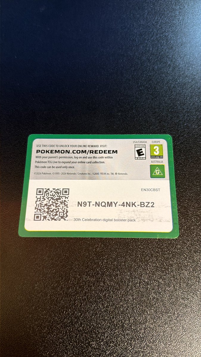 412CardShop's tweet photo. Free code! #pokemonㅤㅤㅤ #giveaway https://t.co/ZUU55iGIrC