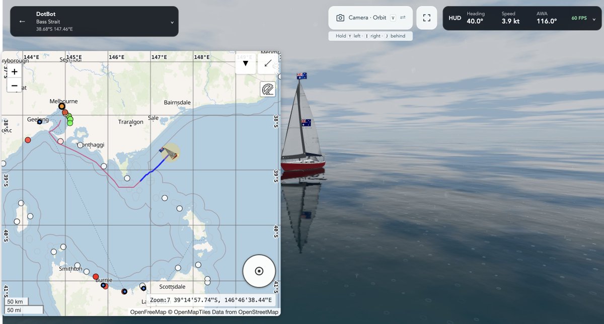 MarineVerseVR's tweet photo. DotBot under way https://t.co/L1Hditf7l3