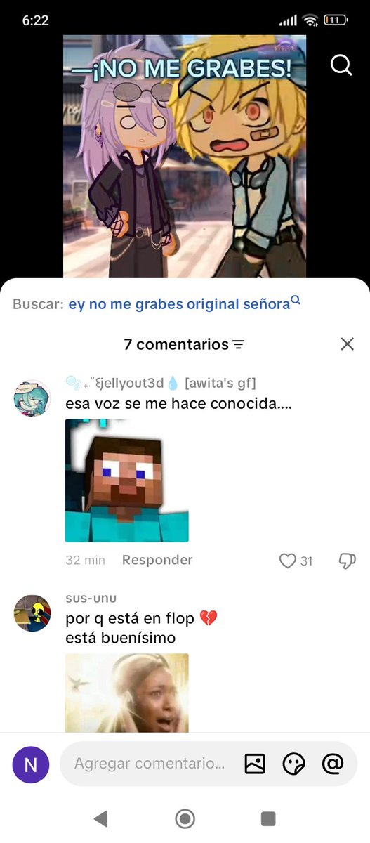 Sinte_v2's tweet photo. HERMANO OTRA VEZ ALGO RELACIONADO CON AND 😭 No me espere un video gacha con la voz de And amigo tengo mucho miedo no puedo escapar de And https://t.co/h5NNEiLAR0