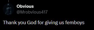 Tyraniiikarp's tweet photo. @Mrobvious417 @tweakkkkrk69 @duwhite_retrd @RT_com The nigga thanking God for femboys is calling me weird... Ok bub https://t.co/NNLCOEmw3K