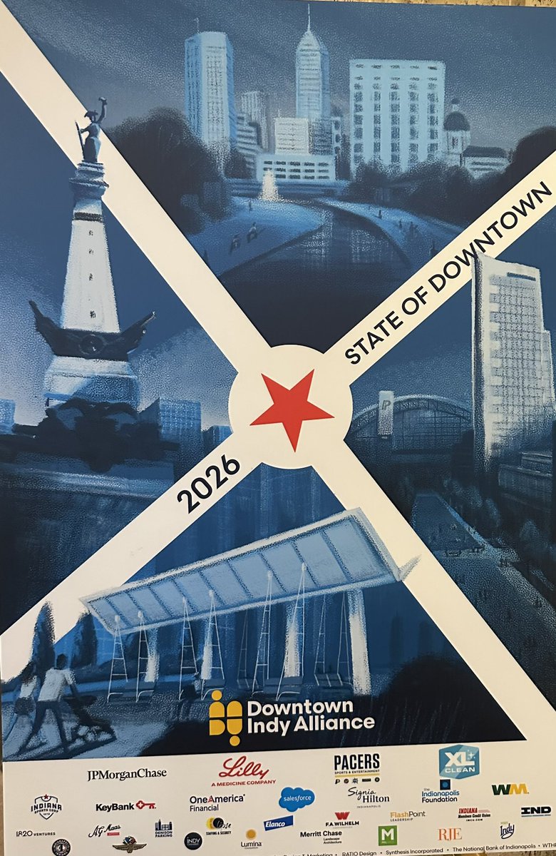IndyMayorJoe's tweet photo. Honored to see so many partners at this year’s State of Downtown. Over the last decade, we have invested in our city’s core with intention and the momentum is tangible. Downtown continues to grow and innovate- and we will keep building a city center that welcomes every generation https://t.co/Fk7rn9e6er