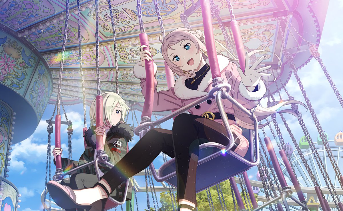 llsif_card's tweet photo. [On the Swing Carousel 空中ブランコに乗って] Lanzhu Zhong(ランジュ・ショウ) https://t.co/qDaFk1VR6e
