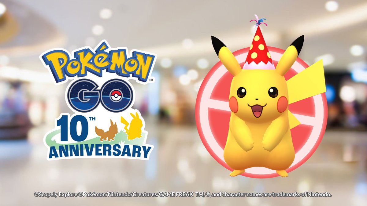 PokemonGoApp's tweet photo. Trainers, a special adventure has officially begun in particiapating mall in Malaysia and Philippines! 🎉

Enjoy in-game activities and collect both in-game and real-world rewards!

🎈 Event Highlights
- Receive Timed Research: Arrive at the venue to receive event-themed Timed Research! Complete the tasks to encounter Pikachu wearing a party hat and other featured Pokémon!
- Collect special Postcards: Spin the limited-time PokéStops around the venue to get the unique Postcard designs, or send them as Gifts to your friends!

Pack your bag and get ready to explore! Let's GO! 🎒✨

https://t.co/IBUjIbfPEA
#PokemonGO