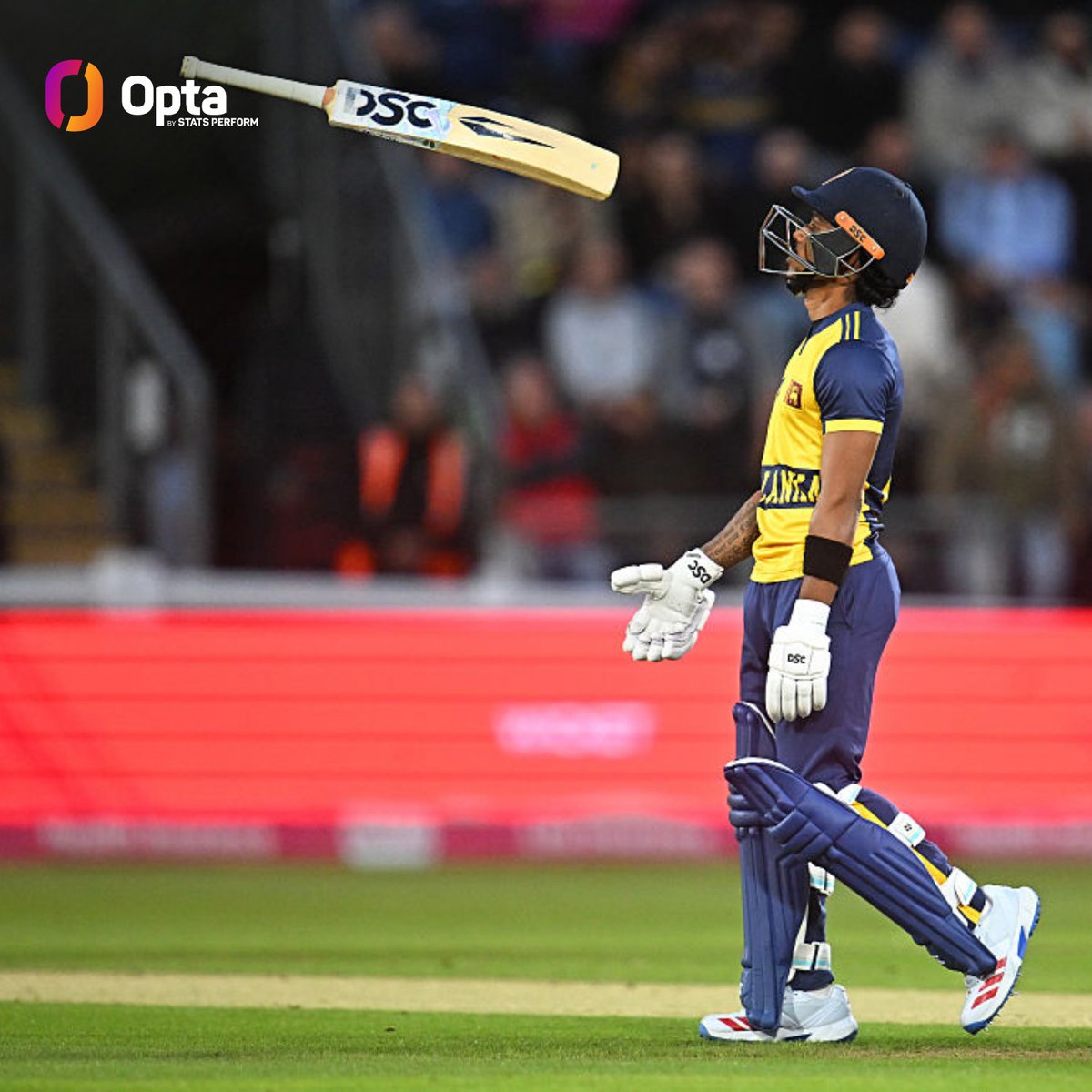 OptaJim's tweet photo. 45 - Sri Lanka have become just the second full member team to be dismissed for fewer than 50 runs in a men's T20I, equaling the lowest all-out total (45 runs) by a full member team in the format.

Wobble. https://t.co/W4jCREmuq5