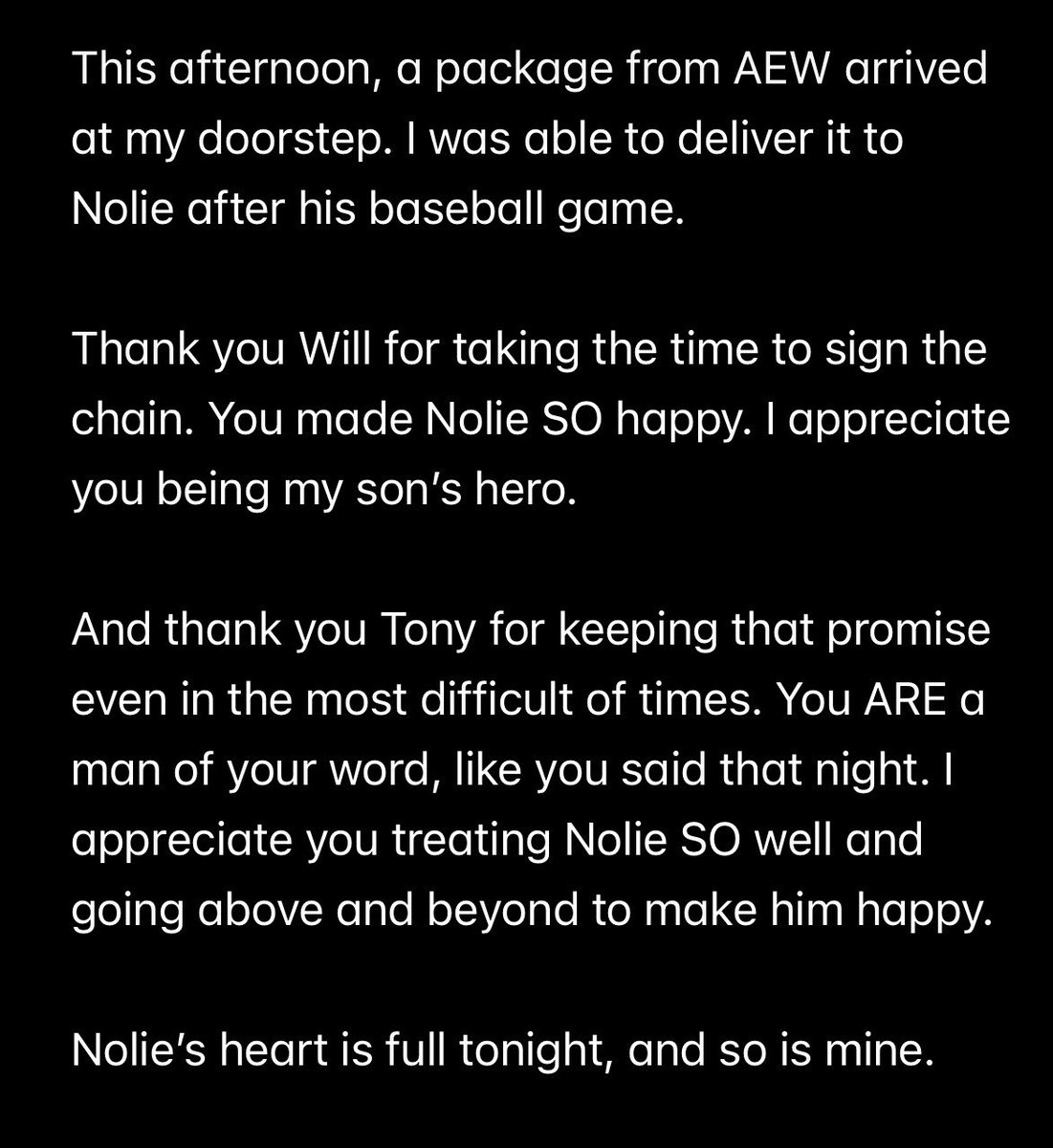 NotThatTomGreen's tweet photo. Thank you to @TonyKhan &amp; @WillOspreay! https://t.co/Lca7gKOCqY