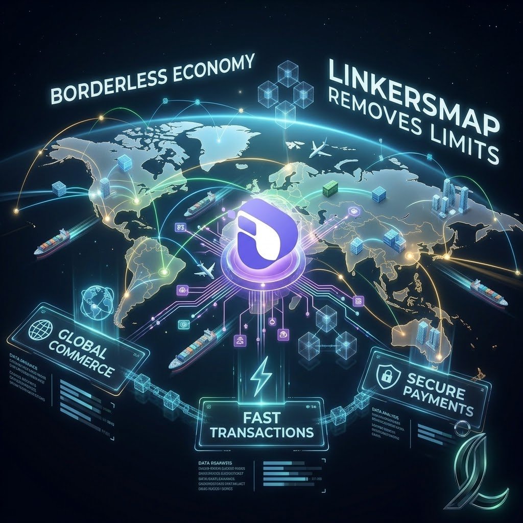 highersef's tweet photo. Borderless Economy
LinkersMap removes limits.
Commerce becomes: 🌐 Global
⚡ Fast
🔐 Secure
Powered by blockchain logic.
#Interlink #ITLG #ITL https://t.co/5OyNb6WhMt