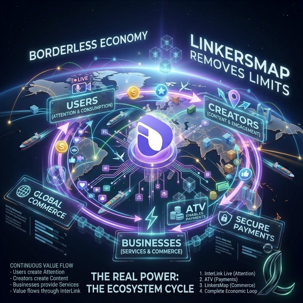 highersef's tweet photo. Value Flow
This system is designed for one thing:
Continuous value flow.
From users → creators → businesses → back to users.
#Interlink #ITLG #ITL https://t.co/Xj8ZMr3pMt