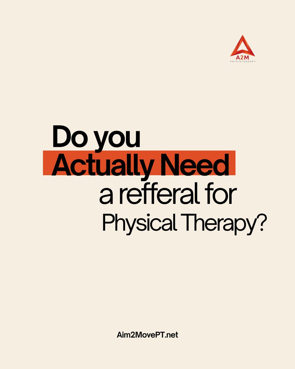 Aim2MovePhysio's tweet photo. Still waiting on a referral to see someone about that pain? You might not have to

If you've been putting off care because you thought you needed a referral first, this is your sign that you don't. 

#Aim2MovePT #FloMoPT #FlowerMoundPhysicalTherapy #MythvsFact #physcialtherapy https://t.co/w50lWa61an