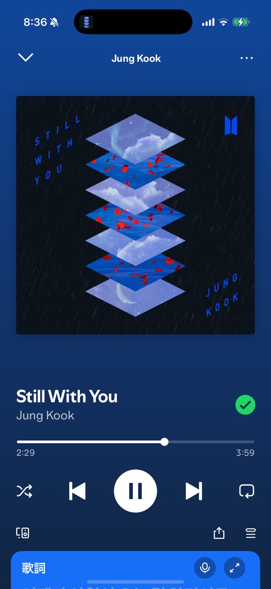 MMMM56666414's tweet photo. @JK_Shazam STREAM FOR JUNGKOOK  
#ShazamForJungkook🖤💙

Still With You🎤🐰💜 https://t.co/tybGW2YRU5