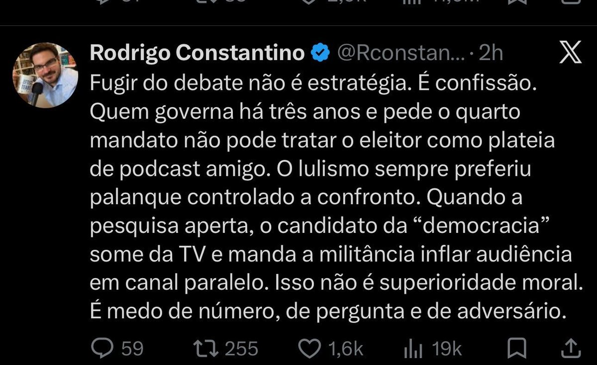 mathvshp's tweet photo. @Rconstantino Porque vale pro Lula mas não vale pro politico q te bota de 4? https://t.co/gDJXf7FAWP