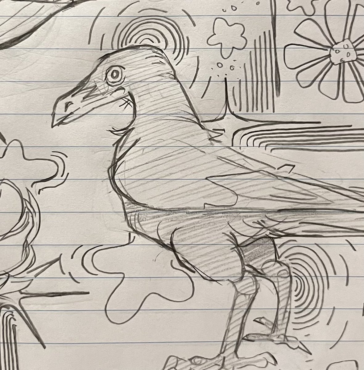 lapislumine's tweet photo. doodle page from today :)

#doodle #nature #corvid https://t.co/ECCcRcUvMI