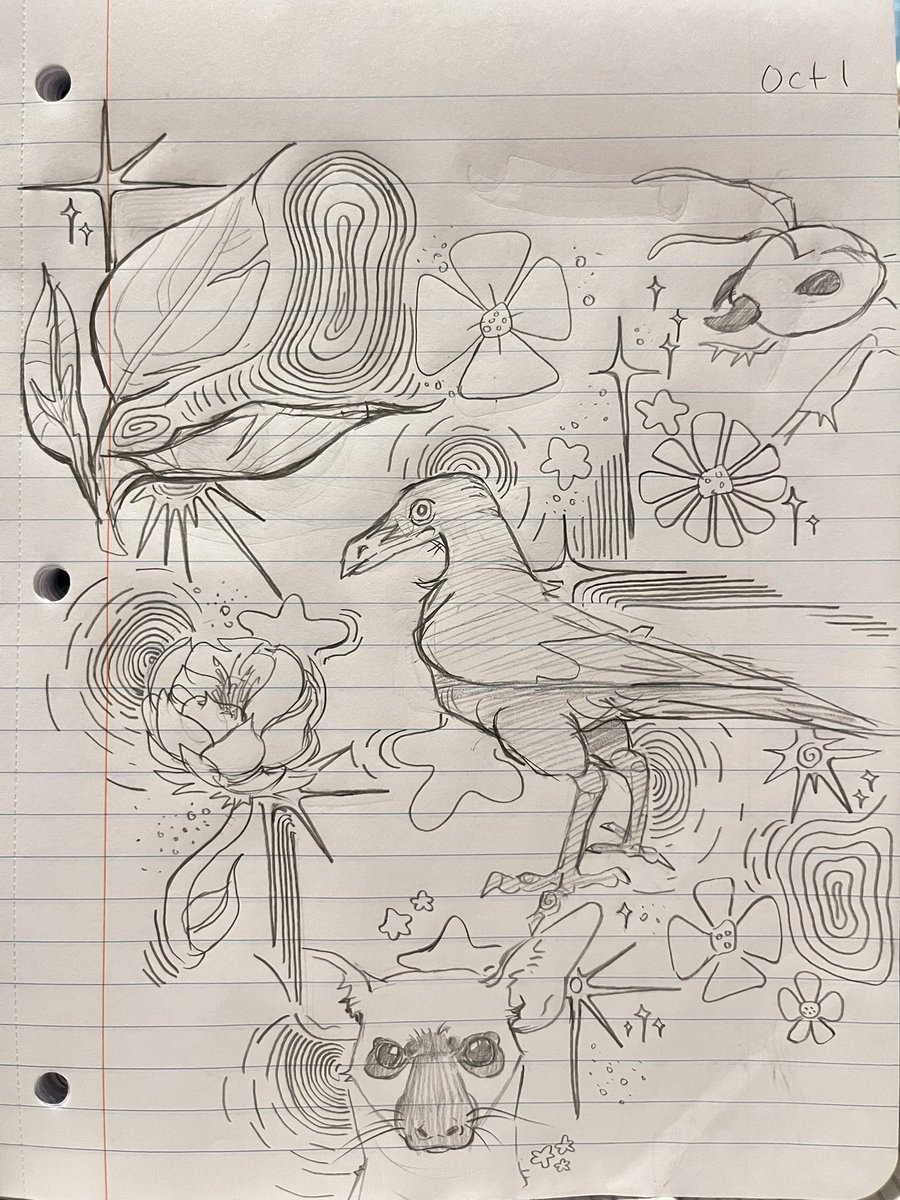 lapislumine's tweet photo. doodle page from today :)

#doodle #nature #corvid https://t.co/ECCcRcUvMI