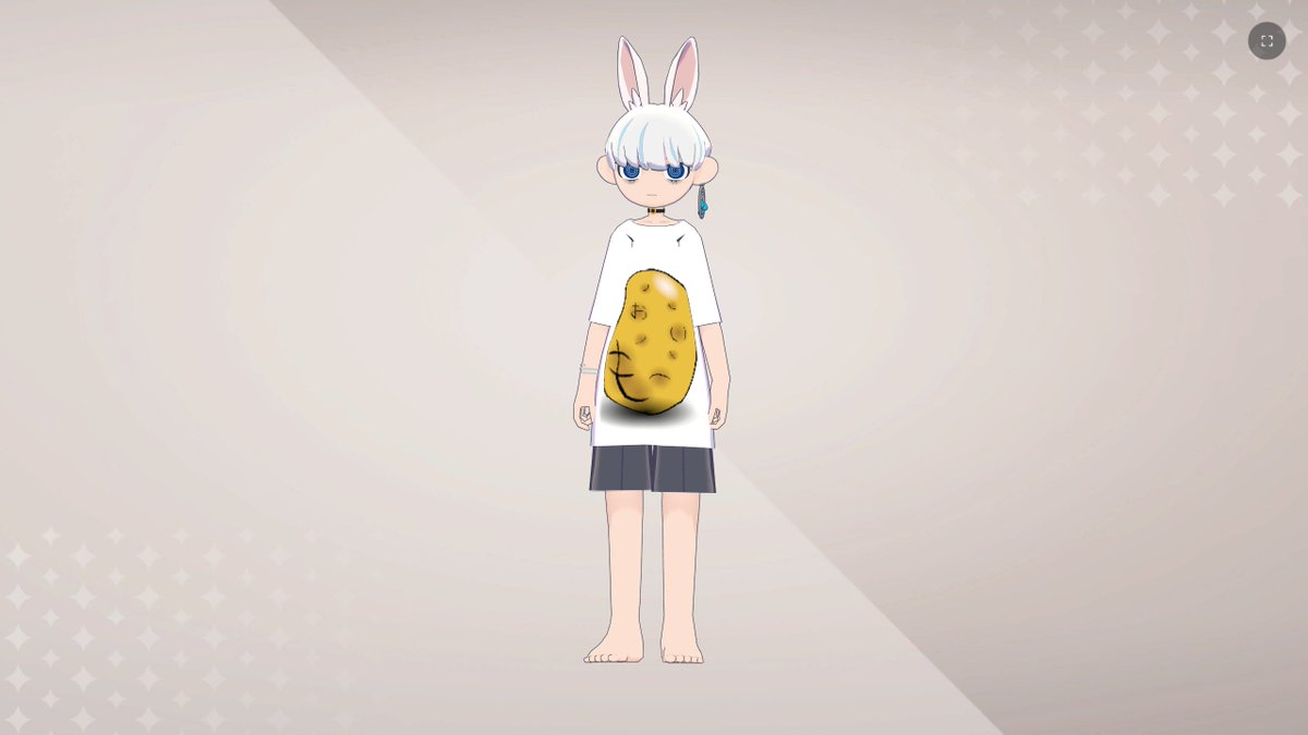 Oimo_0kcal's tweet photo. 「じゃがいも」をワークショップに投稿しました！
https://t.co/QczZknZWqT

ワークショップID：3811605182

じゃがいもっぽいTシャツを作りました！
よろしければお使いください！ https://t.co/T2pdTGl3KK
