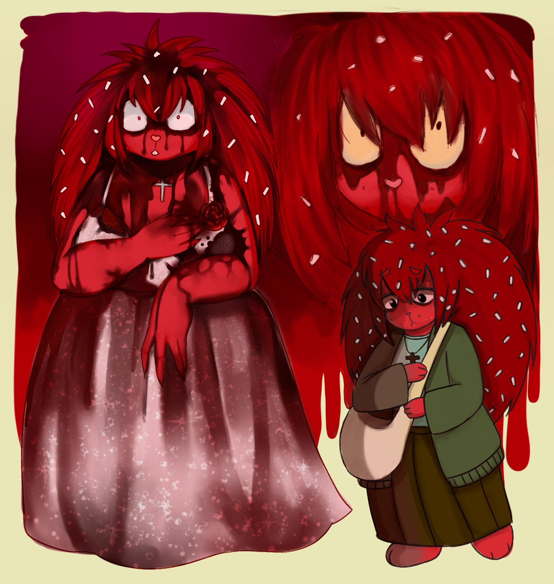 Zhinedokiii's tweet photo. 🎃HALLOWEEN MONTH 🎃
"Las rosas son rojas, las violetas son azules, el azúcar es dulce, pero flaky come mierda"
#flaky #carrie #htf https://t.co/yAADqnzS3m