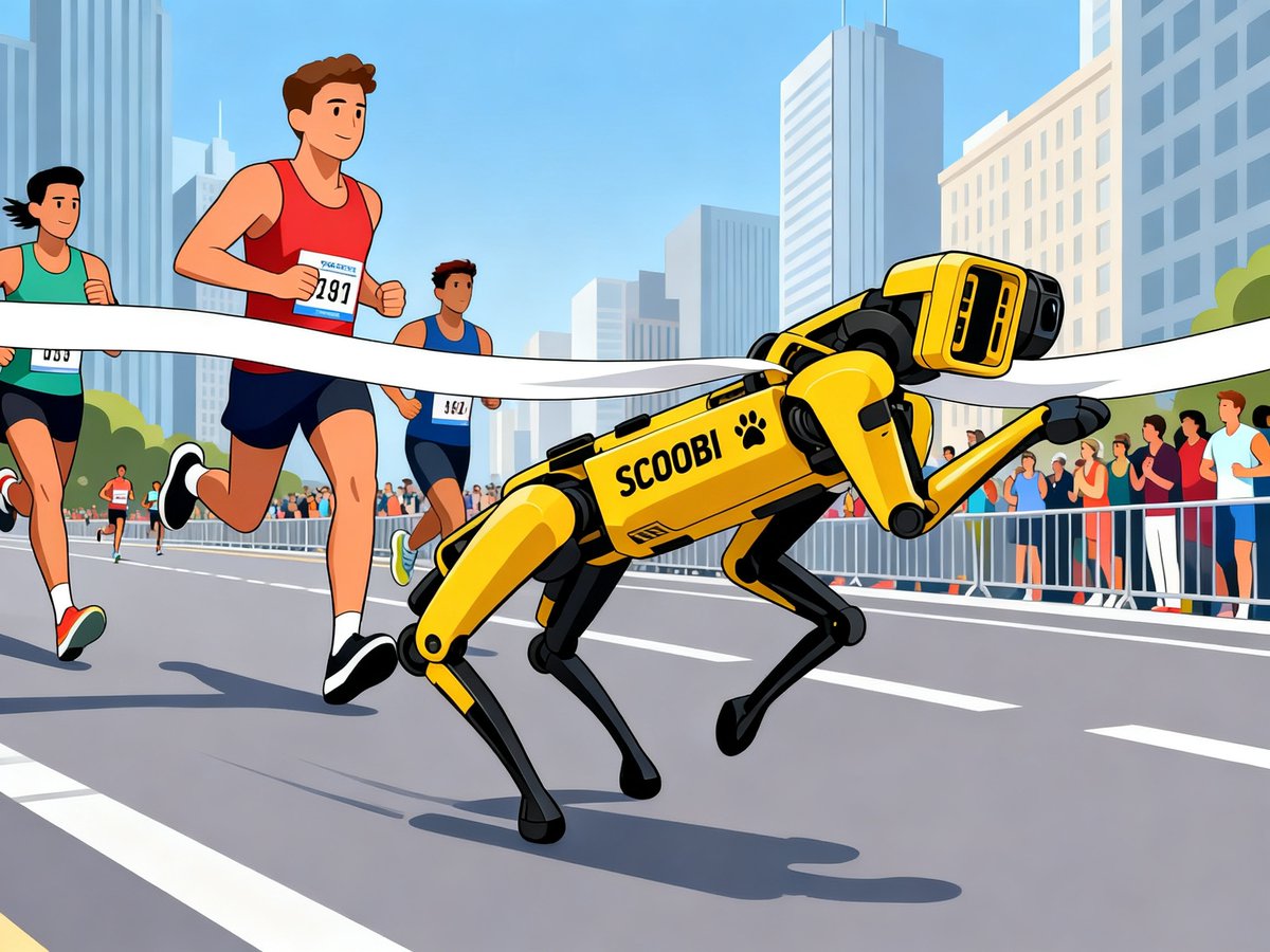 ScoobiMemes's tweet photo. 26.2 miles. battery at 12 percent. worth it https://t.co/PcG6T8OxWY