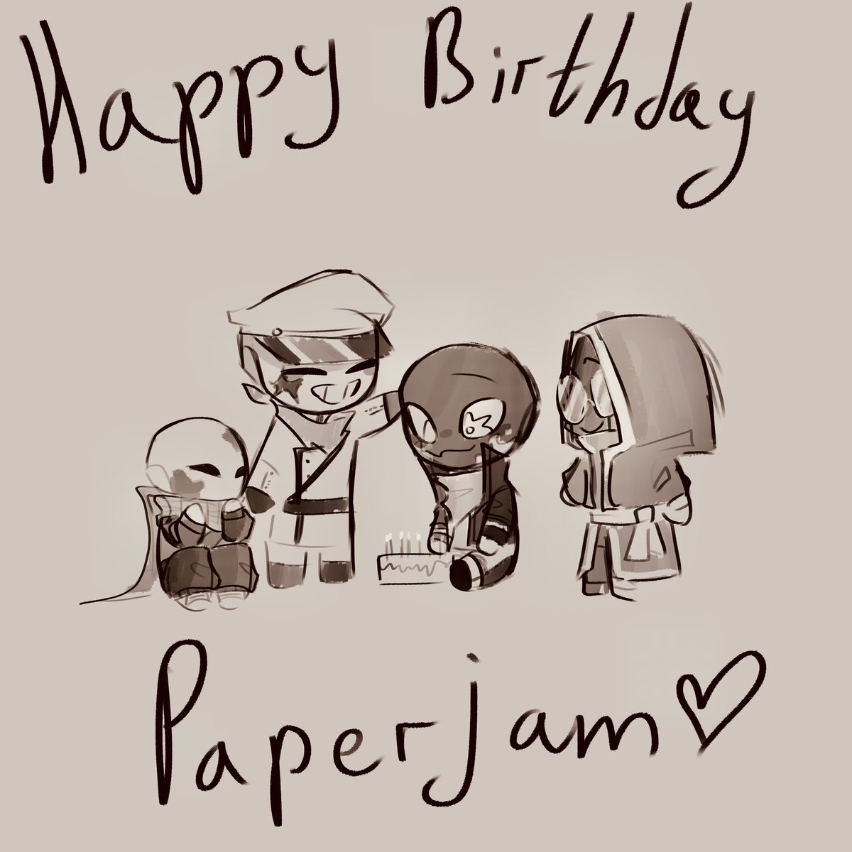 HeyDo_Rulit's tweet photo. Happy birthday , Pj 🎂

#paperjam #palettesans #gradientsans #blueprintsans #shipchildren https://t.co/OIChn2KL1O