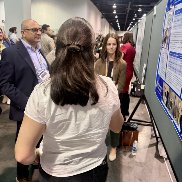 aaopt's tweet photo. The Thursday Evening Poster Session is officially underway!

Come down, explore the latest research, connect with presenters and see the exciting work happening across optometry and vision science.

There’s plenty to discover—come check it out and support your colleagues and fellow researchers!

#Academy26 #Optometry #VisionScience #Fellows