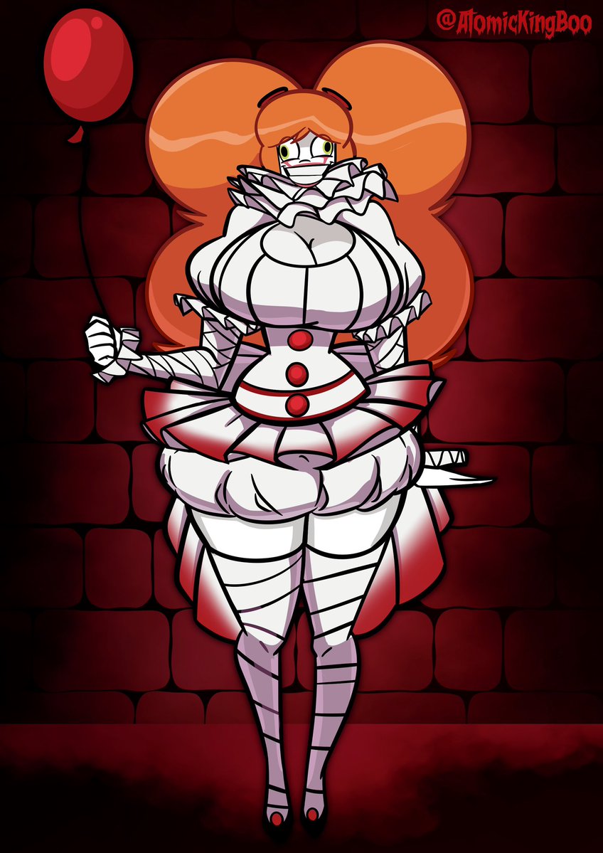 AtomicKingBoo's tweet photo. Wendy Wendy as Pennywise from “it” 2017 🤡🎈
October is here! 🎃👻
#oc #originalcharacters #halloweencostume #pennywise https://t.co/48qxaAUvog