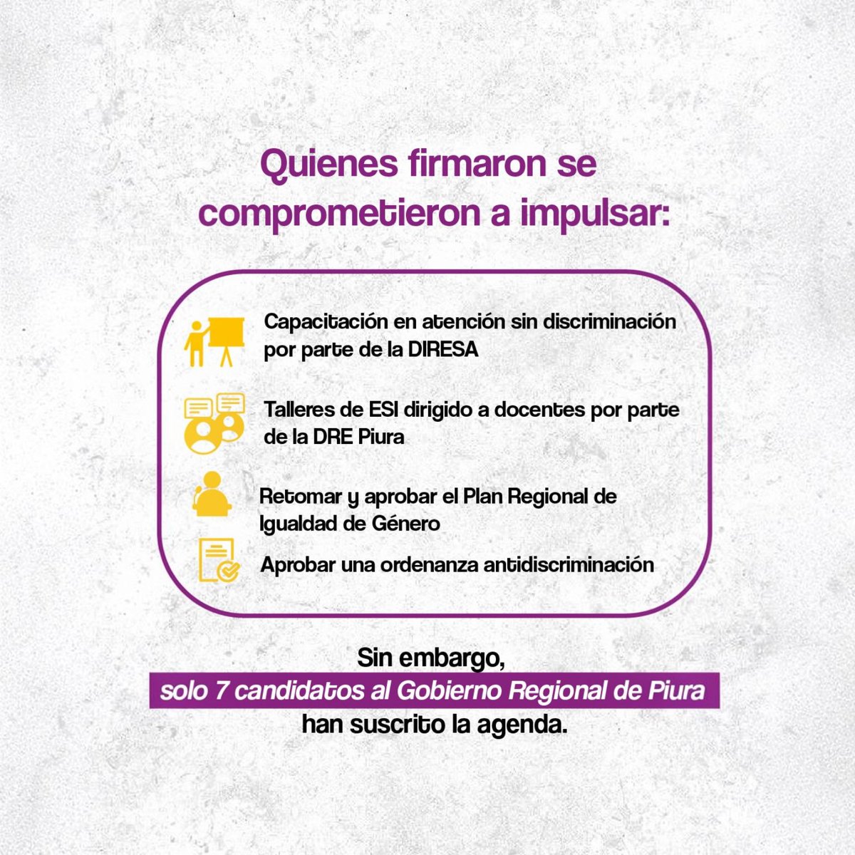 generaorgullo's tweet photo. Este compromiso es una acción que vamos a seguir de cerca con vigilancia ciudadana.

👇 Conoces quiénes son, qué firmaron y por qué esto importa.  

Revisa la Agenda por la Igualdad en: https://t.co/ytkXStGLNd (2/2) https://t.co/5e0Bc0ZBSA