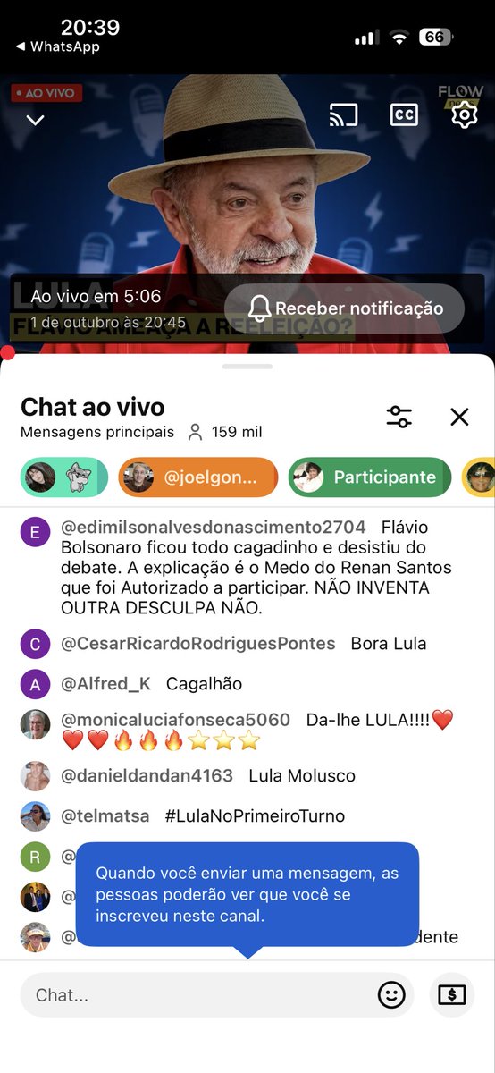 leleda2010's tweet photo. Todo mundo aguardando ❤️❤️❤️ Lula no FLOW #Lulanoflow https://t.co/i7ikZPB0jg