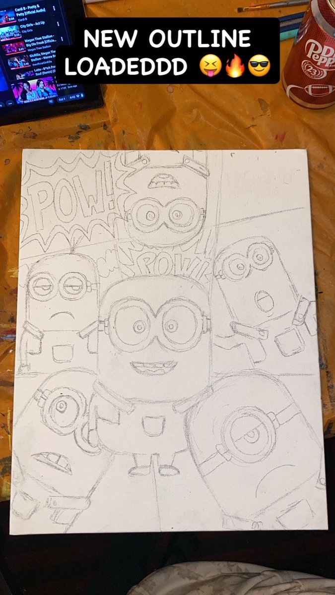 92sturdy's tweet photo. NEW OUTLINE LOADEDDD ๐๐ฅ๐ #newwork #outline #artist #fypage #minions https://t.co/QTYS0o4i3x