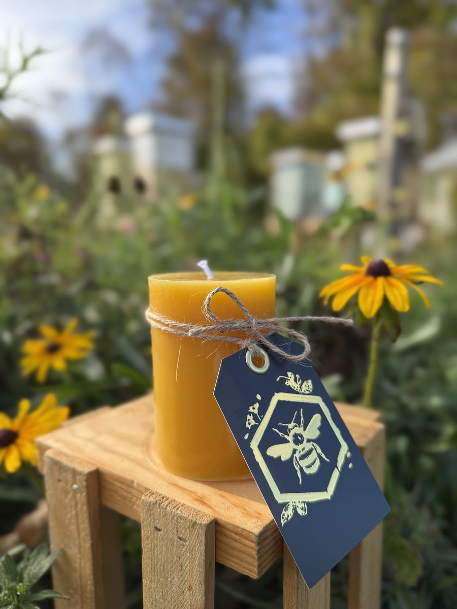 OldHollowTree's tweet photo. Almost a year ago you helped us launch our family business, Humming Meadow. We started with raw honey that never touches plastic and beeswax candles. You cheered us on and told us to put our logo on a mug. Then we made a blanket. 

A year later and here we are…

A whole USA-made home goods brand exclusively using natural fibers that has grown beyond the bee yard and now celebrates the little world around home and all the family, nature, and traditions that root us there. 

Our entire family is involved. My wife started making the candles before she taught my father, my mother helps us pack orders, and the children keep us going. 

Thank you for sticking with us this past year, for cheering on our little Humming Meadow. 

We’ll keep going together.
