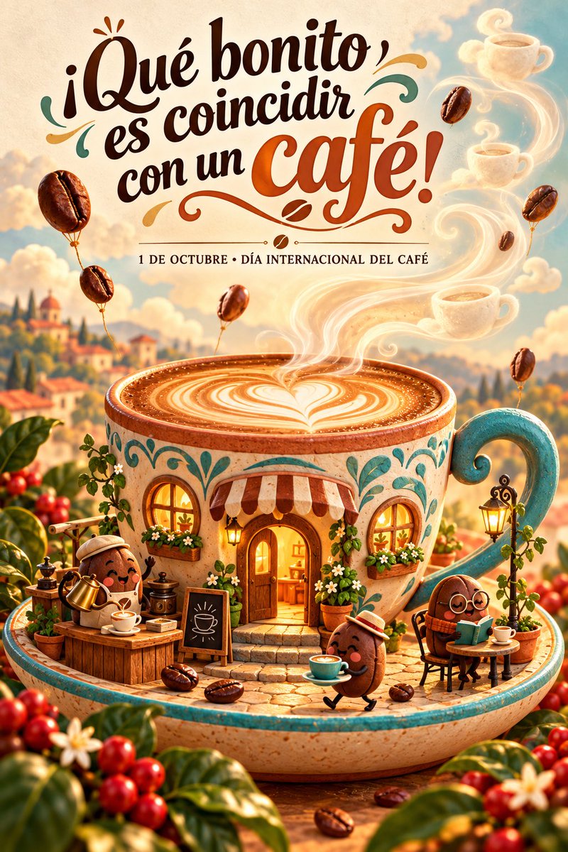 DSyiya's tweet photo. Feliz día a todos los cafeteros!!!

A celebrar Café con doble carga gracias!!!! https://t.co/V30WgPMuj0