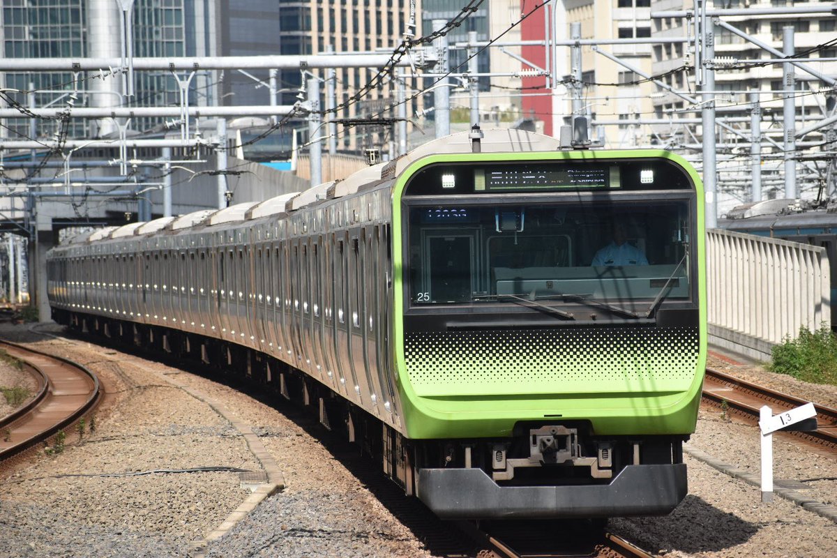 E2_1000HAYATE's tweet photo. E235系0番台トウ25編成
(東京総合車両センター)[東トウ]
#E235系 
#山手線 
#JR東日本 https://t.co/LOzsHqYFrY