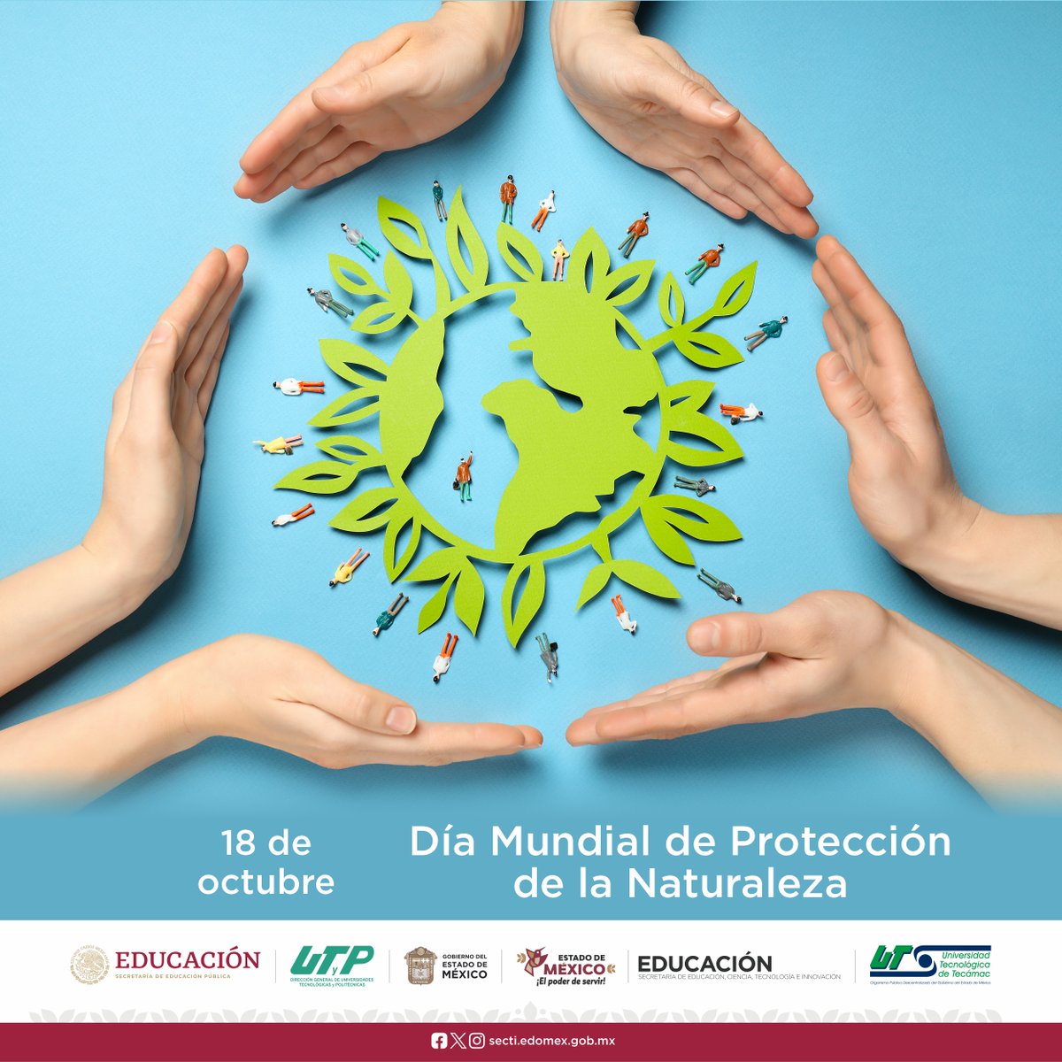UTTECoficial's tweet photo. 🌱 18 de octubre | Día Mundial de Protección de la Naturaleza 🌳
Cuidar la Tierra es cuidarnos a nosotros mismos. #Naturaleza #CuidadoAmbiental #OrgulloUTTEC https://t.co/Rr34DAqKoz