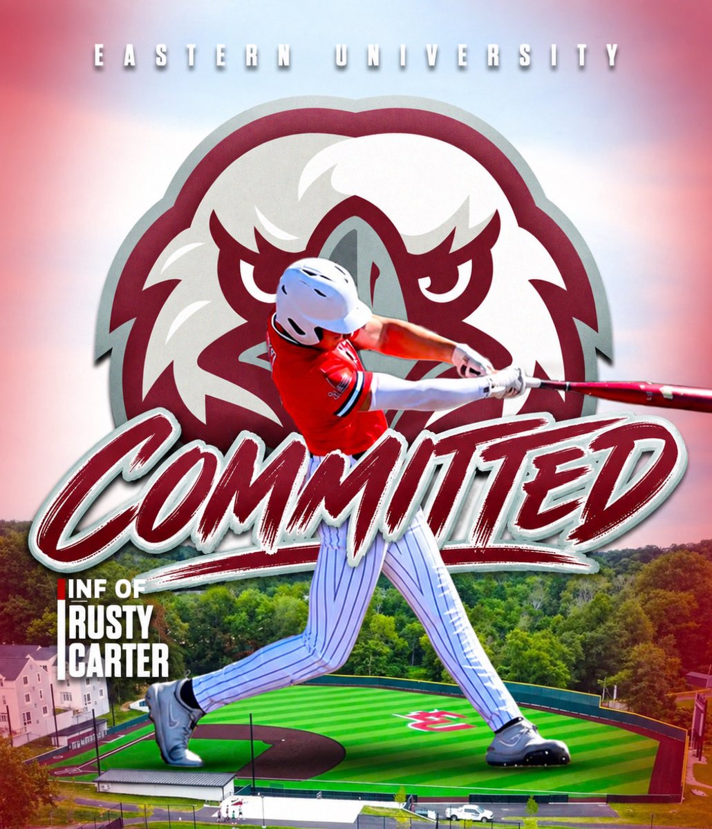 rustycarter01's tweet photo. Beyond grateful to announce my commitment to @EasternEaglesBB! Thank you Coach @Scott_Renauro and Coach @matthewesquijer for this opportunity!  Thank you to my parents for everything and believing in me.  Huge shout out to @Athletes_Lab, @CoachCamBeard, @coachrembert, Aaron Rembert, @CoachRhino26 for your guidance and my development.  Thank you Coach Mac at The Fungo for your mentorship, years of dedication and  helping hand.  Looking forward to my future.  Go Eagles 🦅! #committed