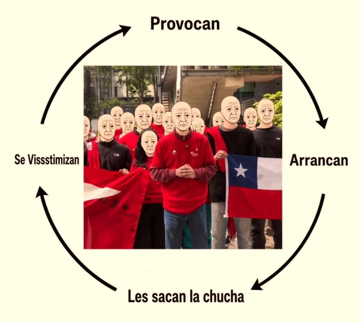 Vulgarcito15's tweet photo. Los estudiantes degenerados y Pinochetistas de la Universidad Católica son igual que los Judíos: https://t.co/qapVHjQt29